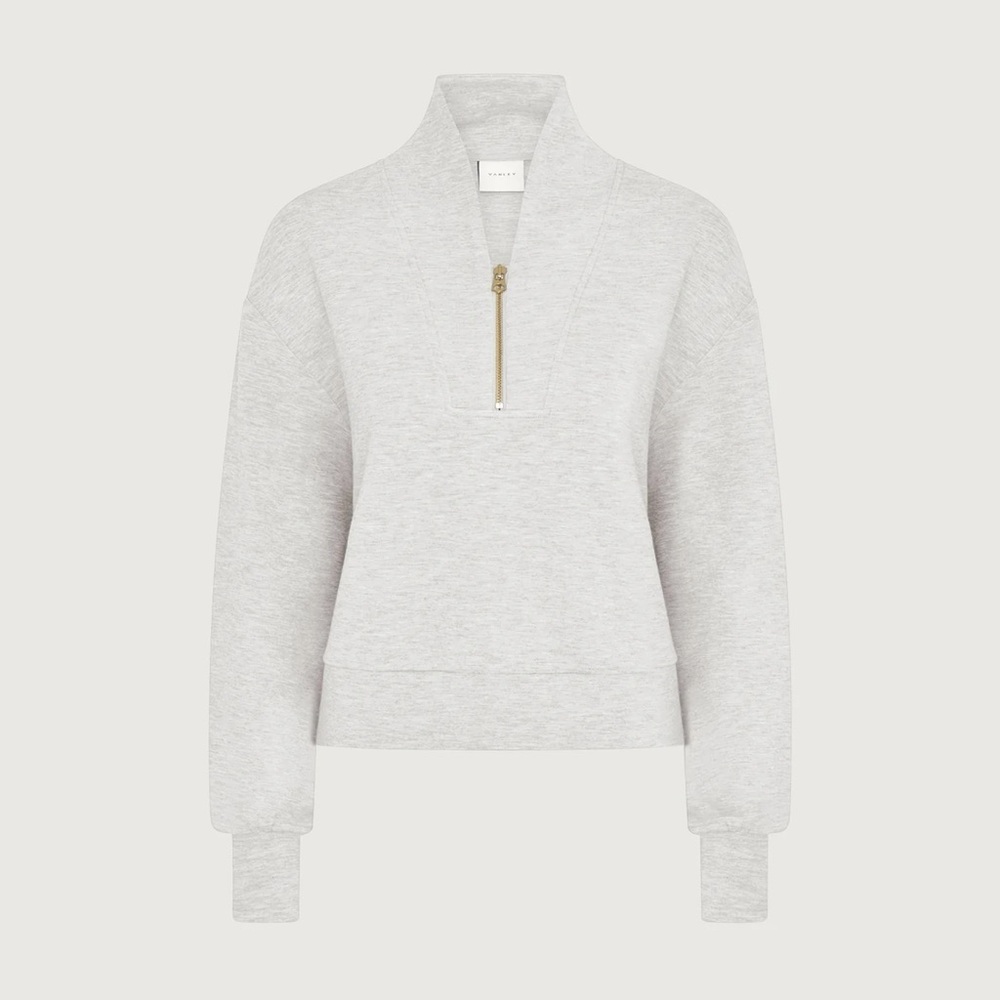 Varley Davidson Sweat in Ivory Marl, Size Medium - Picture 6 of 10